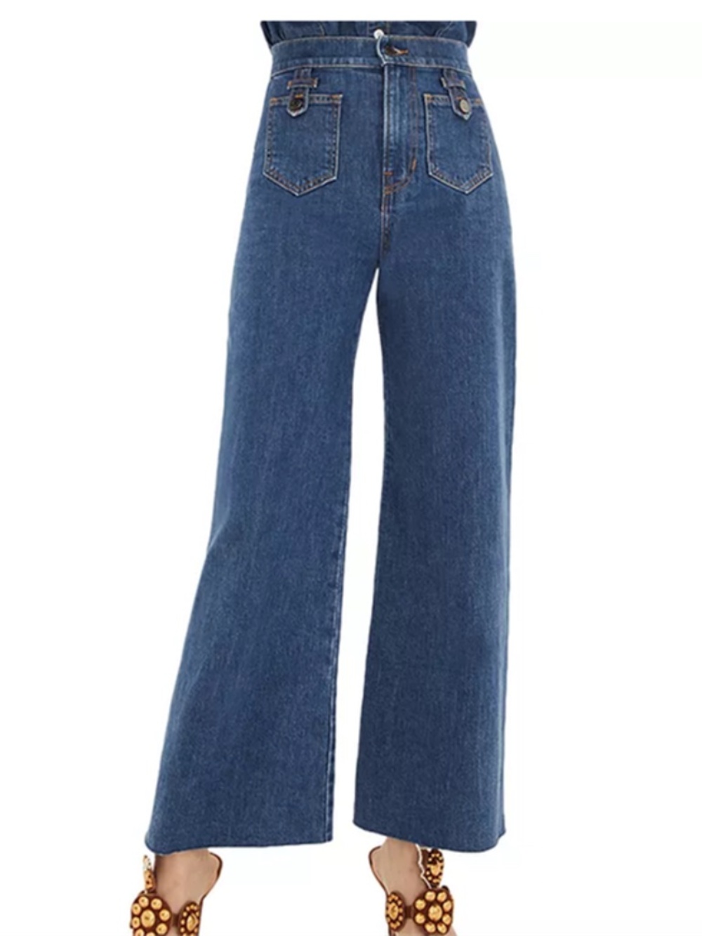VERONICA BEARD Grant Wide Leg Extra High Rise Jeans Size 25 Lakewood
